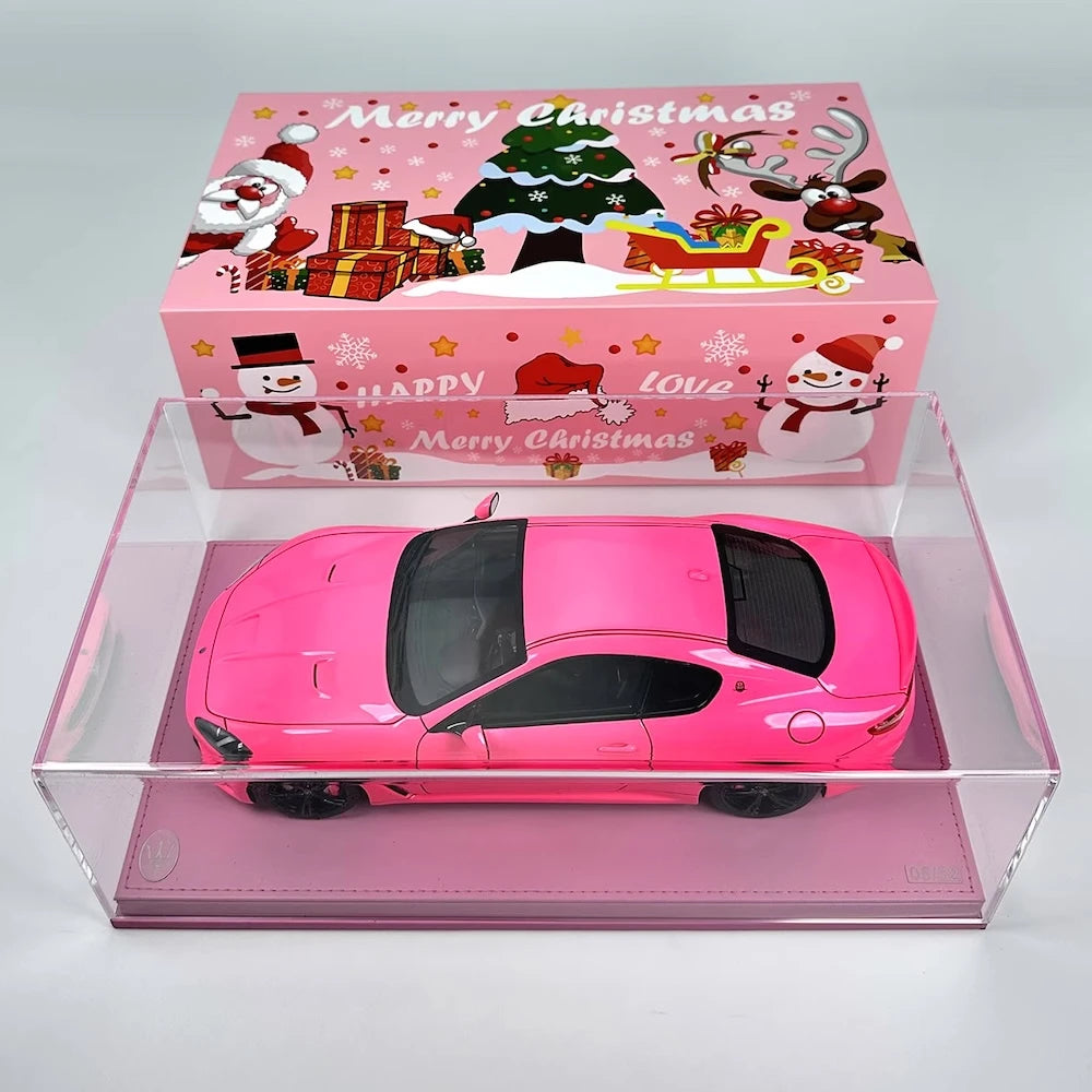 [OEM] 1:18 Maserati 2018 GranTurismo MC Pink Model Car Die-Cast