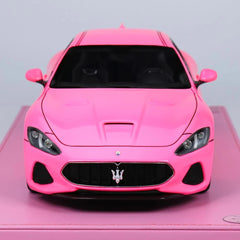 [OEM] 1:18 Maserati 2018 GranTurismo MC Pink Model Car Die-Cast