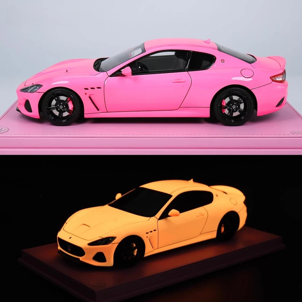 [OEM] 1:18 Maserati 2018 GranTurismo MC Pink Model Car Die-Cast