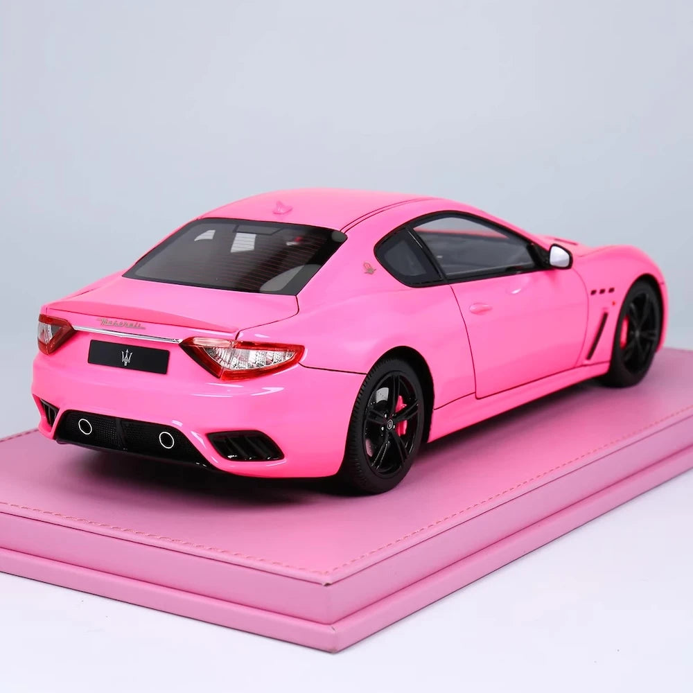 [OEM] 1:18 Maserati 2018 GranTurismo MC Pink Model Car Die-Cast