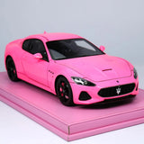 [OEM] 1:18 Maserati 2018 GranTurismo MC Pink Model Car Die-Cast