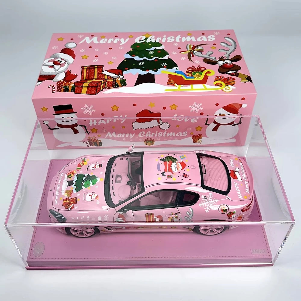 [OEM] 1:18 Maserati 2018 GranTurismo MC Christmas Edition Model Car Die-Cast