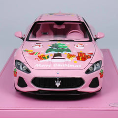 [OEM] 1:18 Maserati 2018 GranTurismo MC Christmas Edition Model Car Die-Cast