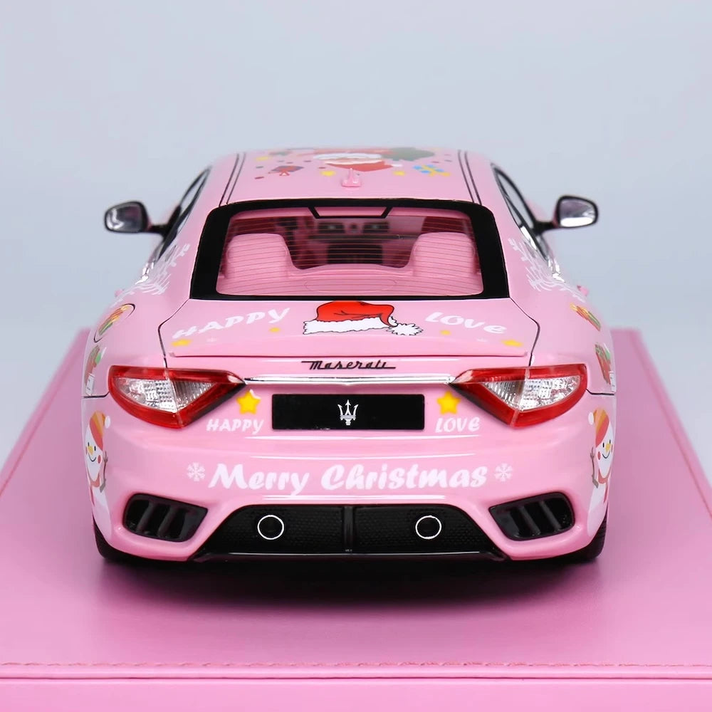 [OEM] 1:18 Maserati 2018 GranTurismo MC Christmas Edition Model Car Die-Cast
