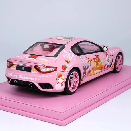 [OEM] 1:18 Maserati 2018 GranTurismo MC Christmas Edition Model Car Die-Cast