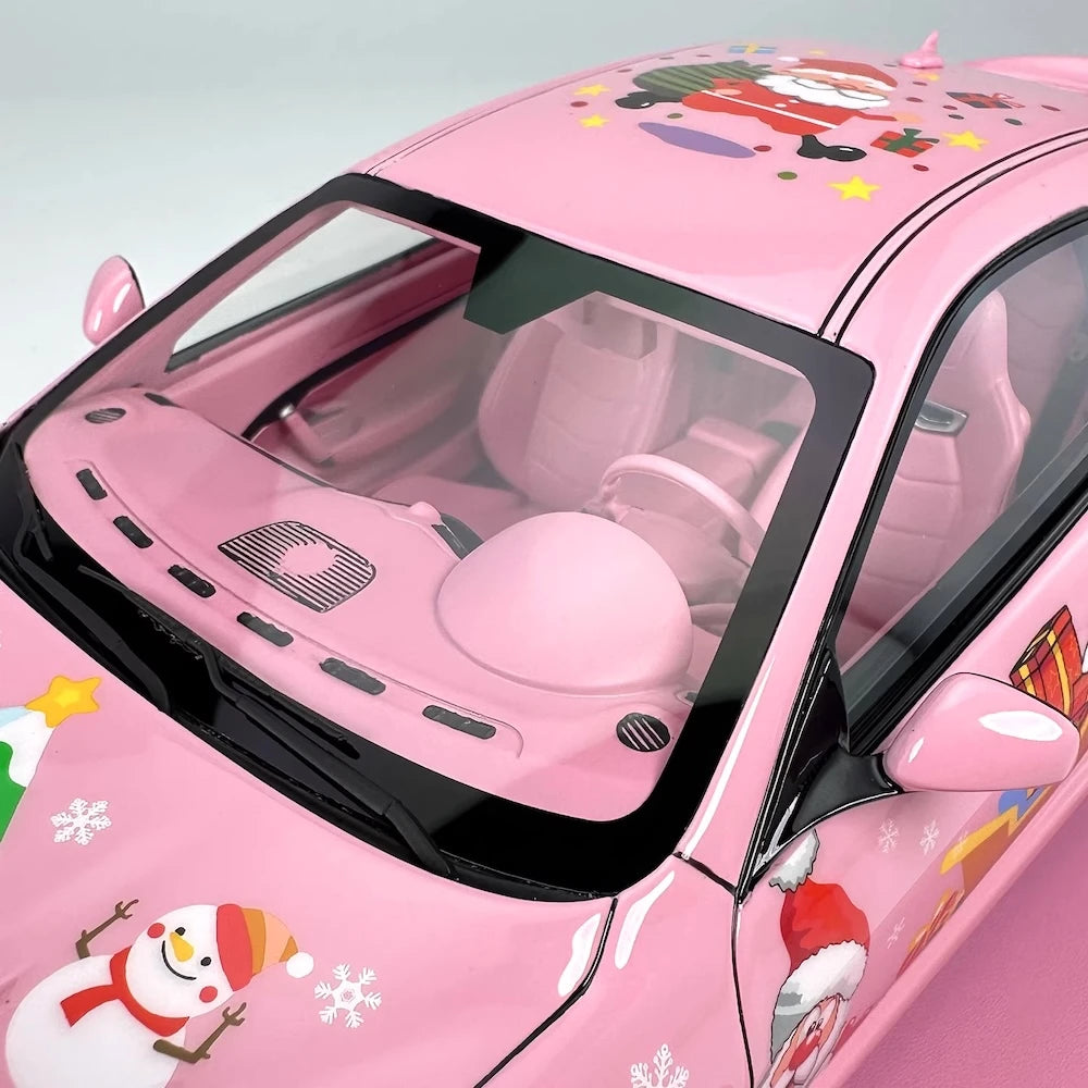 [OEM] 1:18 Maserati 2018 GranTurismo MC Christmas Edition Model Car Die-Cast
