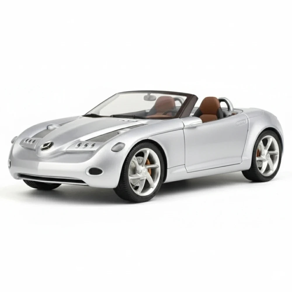 [OEM] 1:18 Mercedes-Benz 2000 SLA Vision Silver Model Car Die-Cast