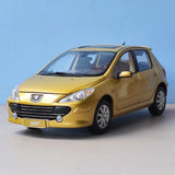 [OEM] 1:18 Peugeot 2006 307 guld modellbil Die-Cast