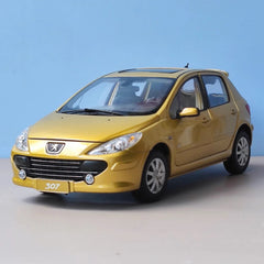 [OEM] 1:18 Peugeot 2006 307 Gold Model Car Die-Cast