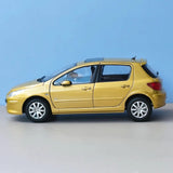 [OEM] 1:18 Peugeot 2006 307 guld modellbil Die-Cast