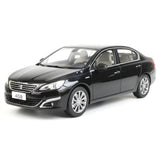 [OEM] 1:18 Peugeot 2015 408 svart modellbil Die-Cast