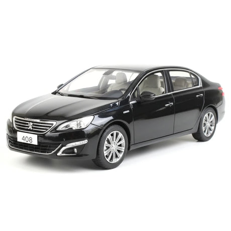 [OEM] 1:18 Peugeot 2015 408 Black Model Car Die-Cast