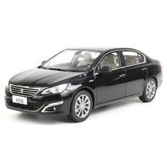 [OEM] 1:18 Peugeot 2015 408 nero modellino di auto Die-Cast