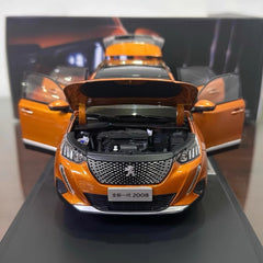 [OEM] 1:18 Peugeot 2020 2008 Orange Model Car Die-Cast