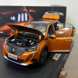 [OEM] 1:18 Peugeot 2020 2008 Orange Model Car Die-Cast