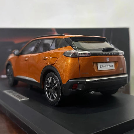 [OEM] 1:18 Peugeot 2020 2008 Orange Model Car Die-Cast