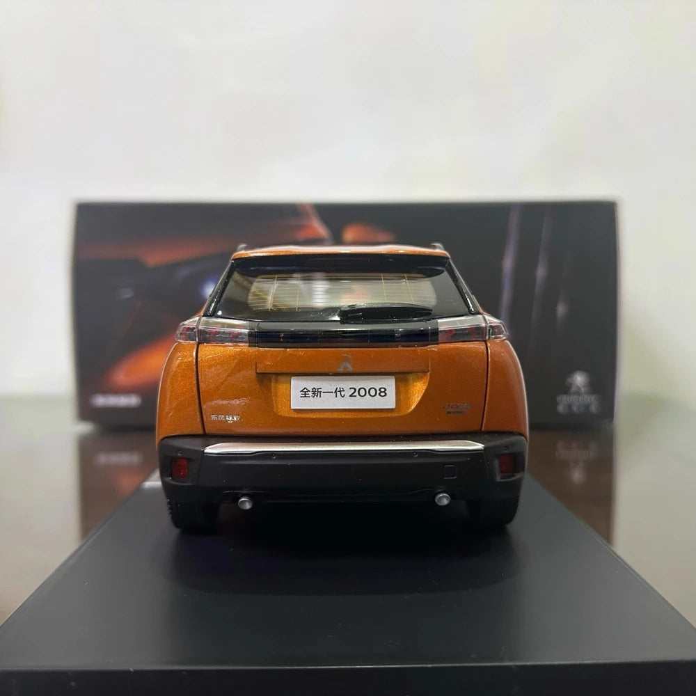 [OEM] 1:18 Peugeot 2020 2008 Orange Model Car Die-Cast