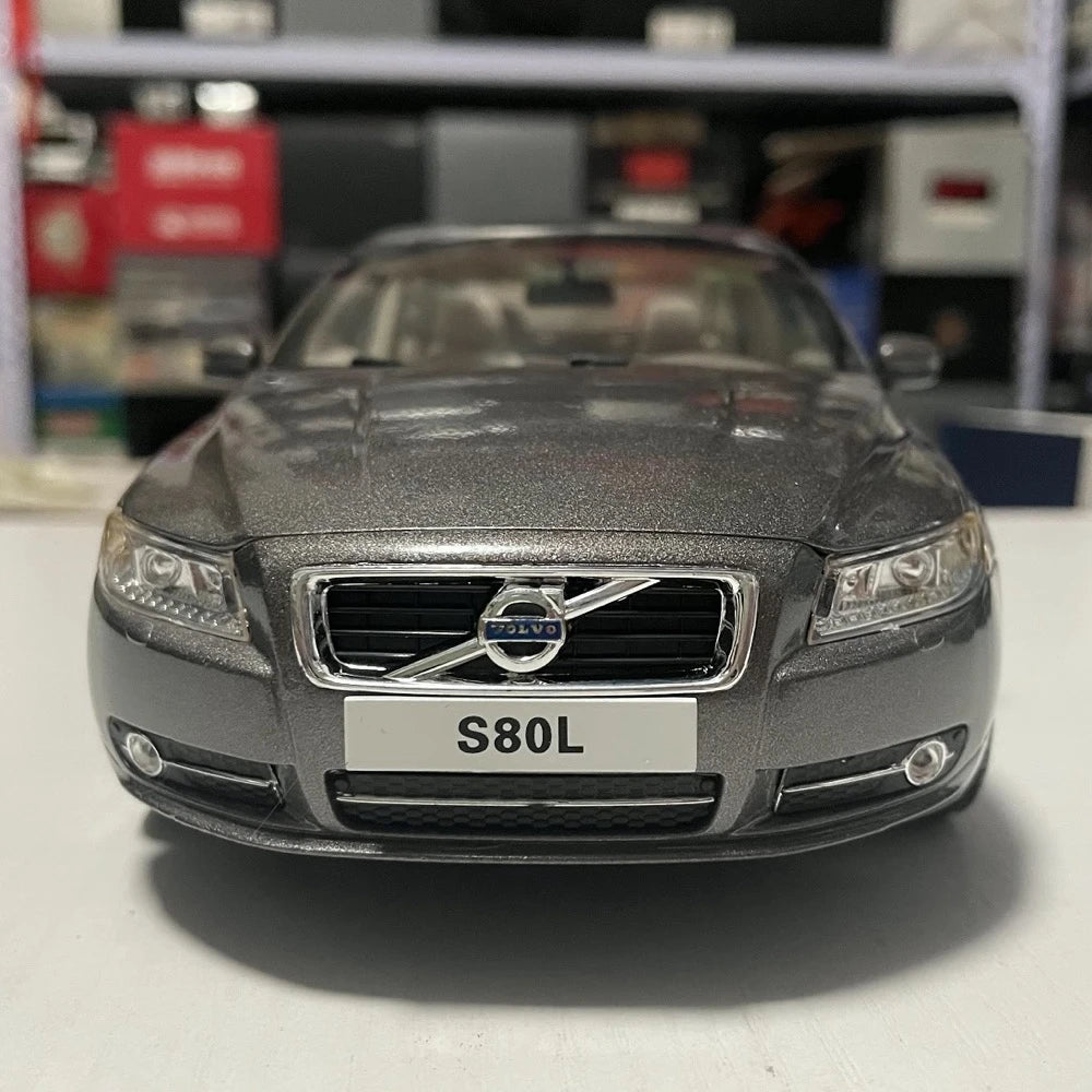 [OEM] 1:18 Volvo 2009 S80L grigio modellino di auto Die-Cast