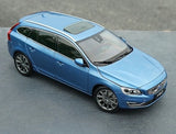[OEM] 1:18 Volvo 2014 V60 Blue Model Car Die-Cast