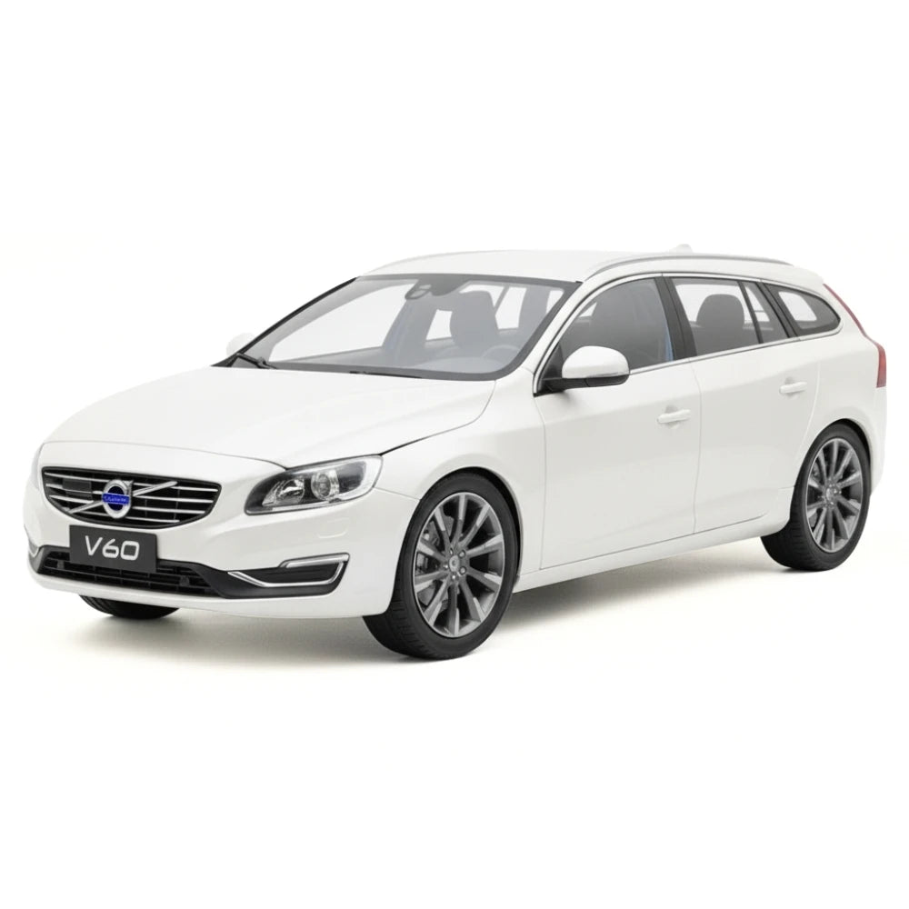 [OEM] 1:18 Volvo 2014 V60 White Model Car Die-Cast