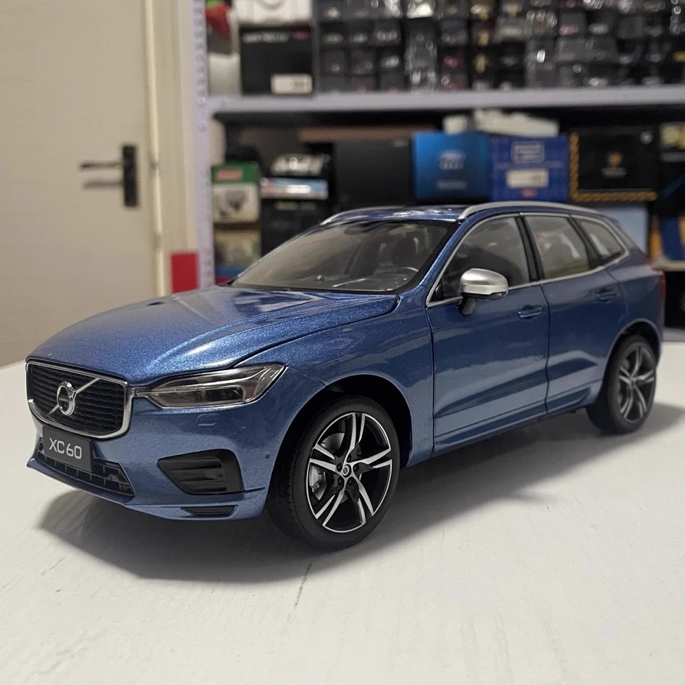 [OEM] 1:18 Volvo 2018 XC60 R-Design ブルー モデルカー Die-Cast