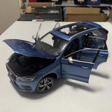 [OEM] 1:18 Volvo 2018 XC60 R-Design ブルー モデルカー Die-Cast