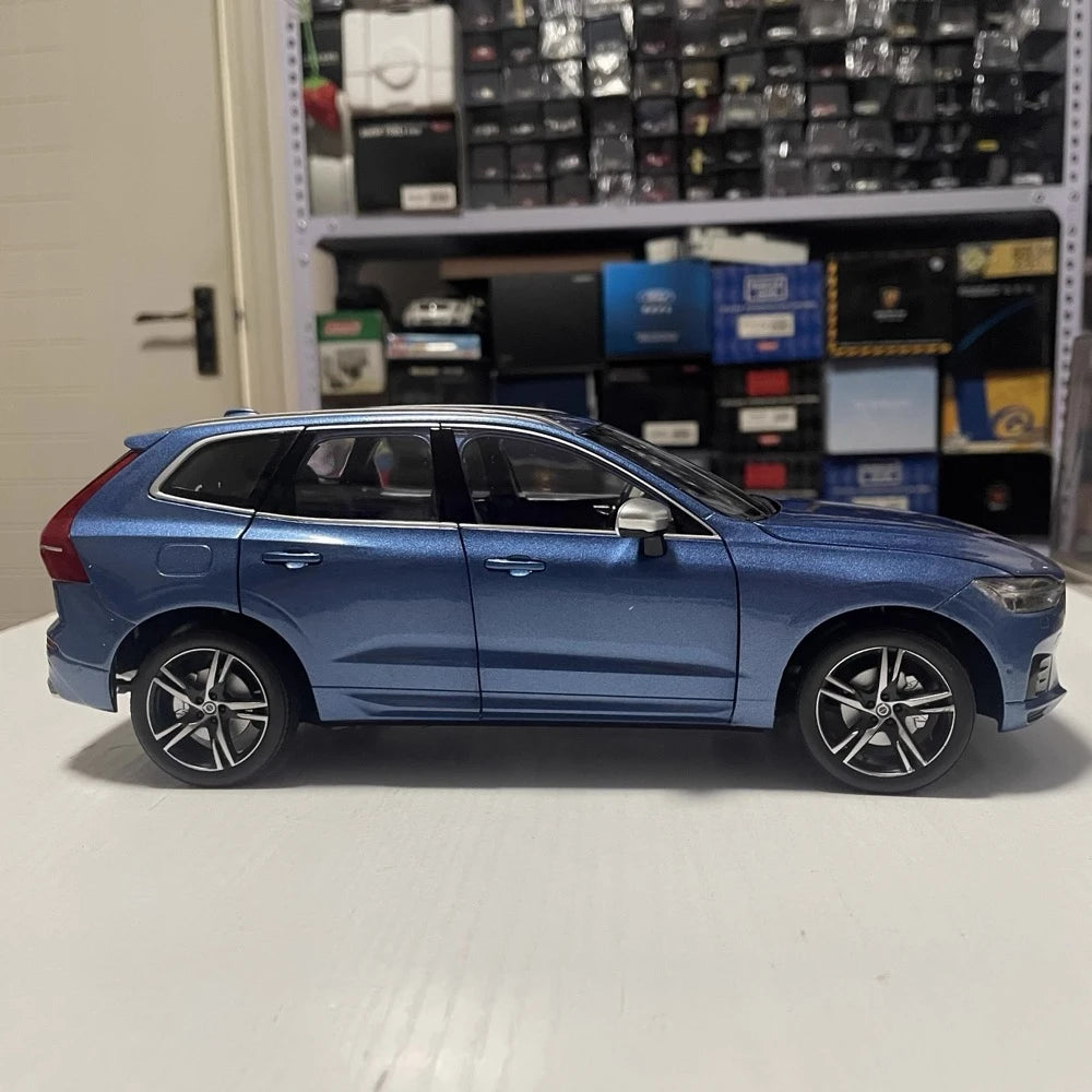[OEM] 1:18 Volvo 2018 XC60 R-Design ブルー モデルカー Die-Cast