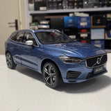 [OEM] 1:18 Volvo 2018 XC60 R-Design ブルー モデルカー Die-Cast