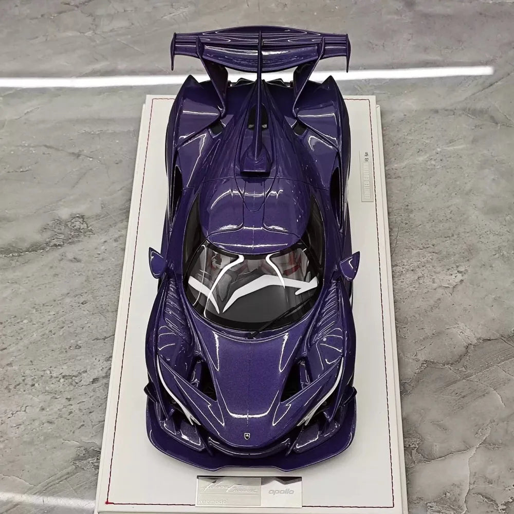 [One Model] 1:18 Apollo 2021 IE Purple Model Car Resin