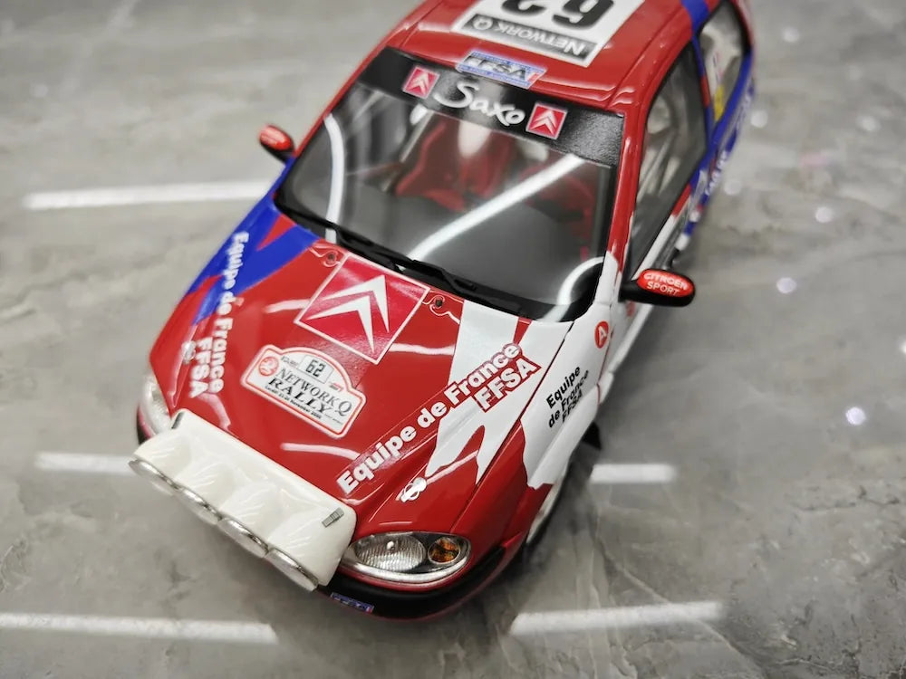 [OTTO] 1:18 Citroen 2000 SAXO VTS #62 Model Car Resin / Closed Body