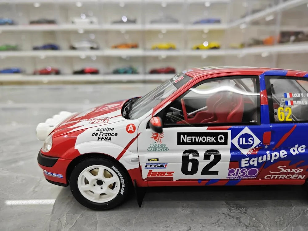[OTTO] 1:18 Citroen 2000 SAXO VTS #62 Model Car Resin / Closed Body
