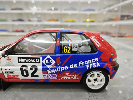 [OTTO] 1:18 Citroen 2000 SAXO VTS #62 Model Car Resin / Closed Body