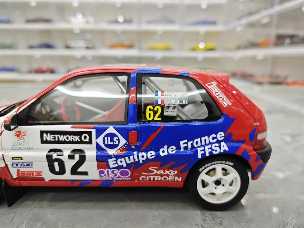 [OTTO] 1:18 Citroen 2000 SAXO VTS #62 Model Car Resin / Closed Body
