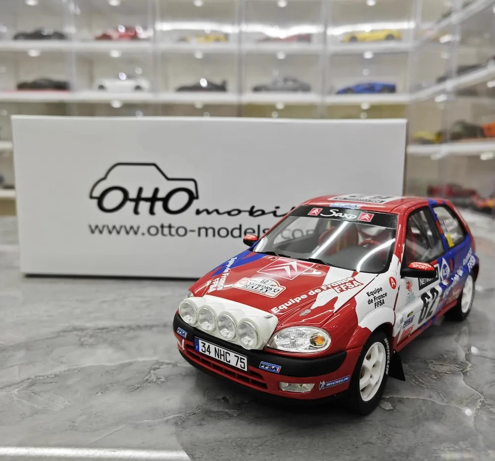 [OTTO] 1:18 Citroen 2000 SAXO VTS #62 Model Car Resin / Closed Body