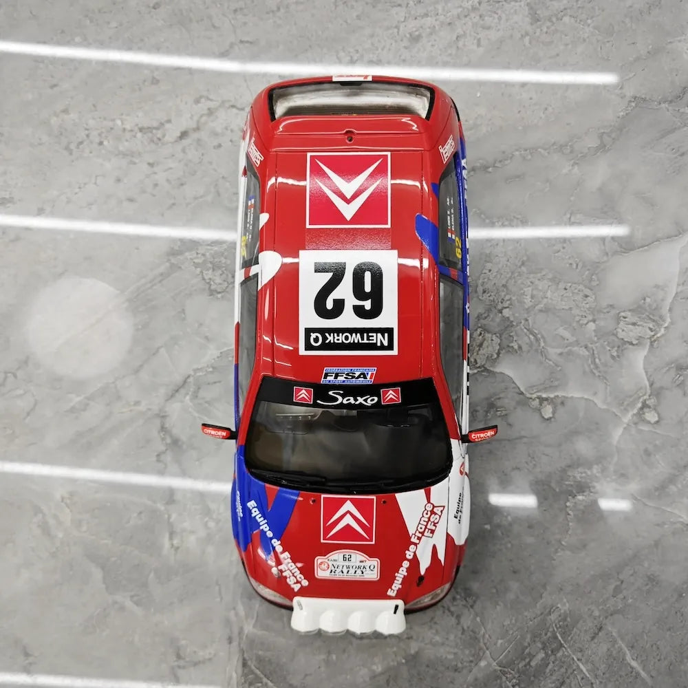 [OTTO] 1:18 Citroen 2000 SAXO VTS #62 Model Car Resin / Closed Body