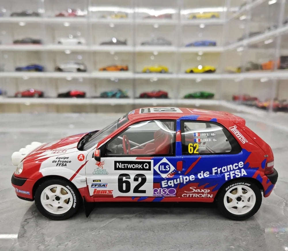 [OTTO] 1:18 Citroen 2000 SAXO VTS #62 Model Car Resin / Closed Body