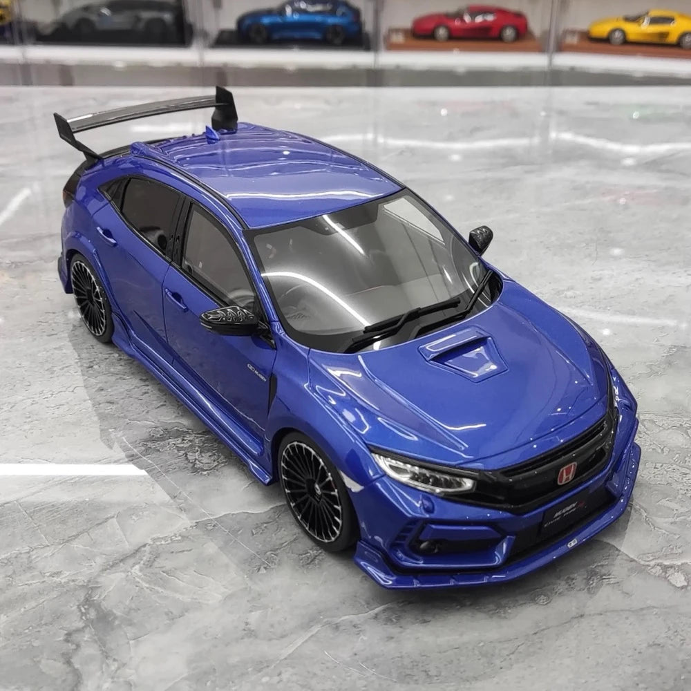 [OTTO] 1:18 Honda 2020 Civic Type R FK8 Blue Model Car Resin