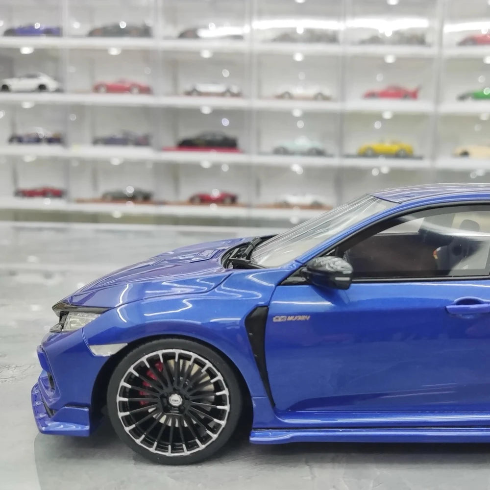 [OTTO] 1:18 Honda 2020 Civic Type R FK8 Blue Model Car Resin
