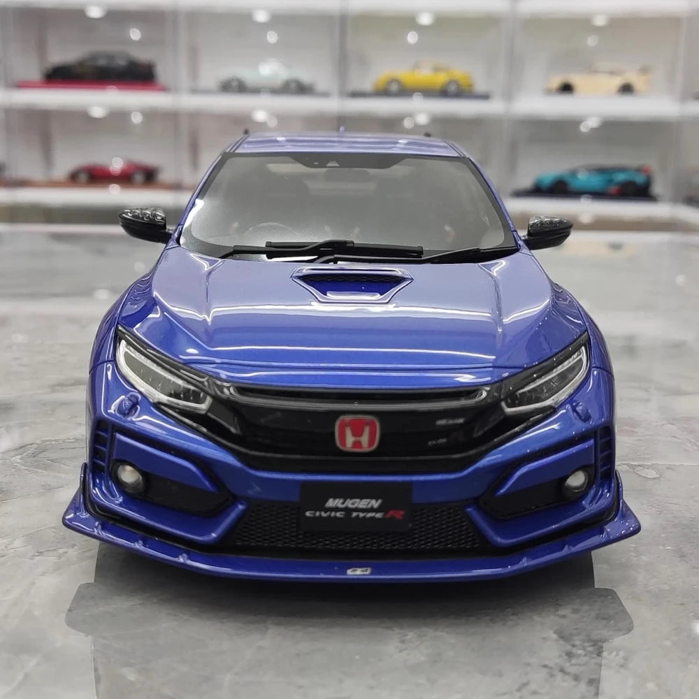 [OTTO] 1:18 Honda 2020 Civic Type R FK8 Blue Model Car Resin