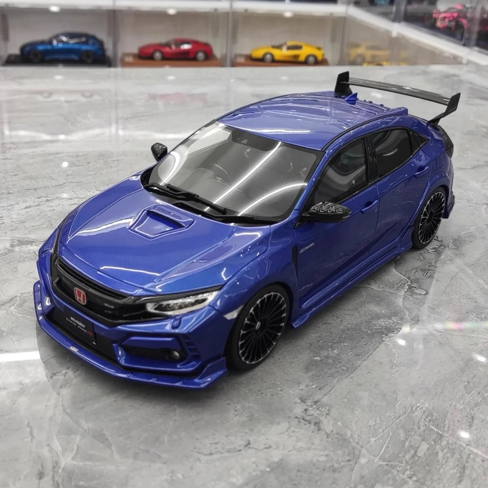 [OTTO] 1:18 Honda 2020 Civic Type R FK8 Blue Model Car Resin