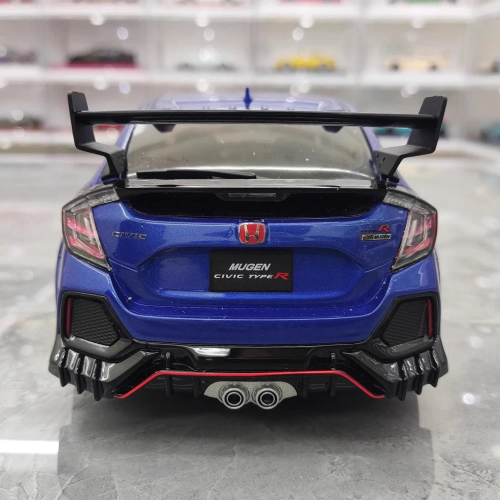 [OTTO] 1:18 Honda 2020 Civic Type R FK8 Blue Model Car Resin