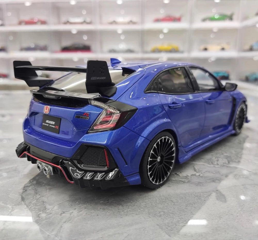 [OTTO] 1:18 Honda 2020 Civic Type R FK8 Blue Model Car Resin