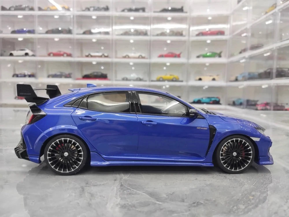 [OTTO] 1:18 Honda 2020 Civic Type R FK8 Blue Model Car Resin