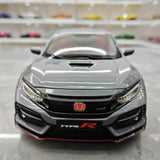 [OTTO] 1:18 Honda 2020 Civic Type R FK8 Gray Model Car Resin