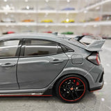 [OTTO] 1:18 Honda 2020 Civic Type R FK8 Gray Model Car Resin