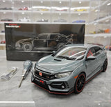 [OTTO] 1:18 Honda 2020 Civic Type R FK8 Gray Model Car Resin