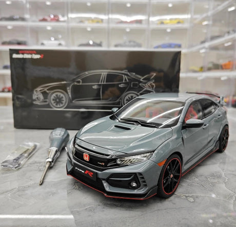 [OTTO] 1:18 Honda 2020 Civic Type R FK8 Gray Model Car Resin