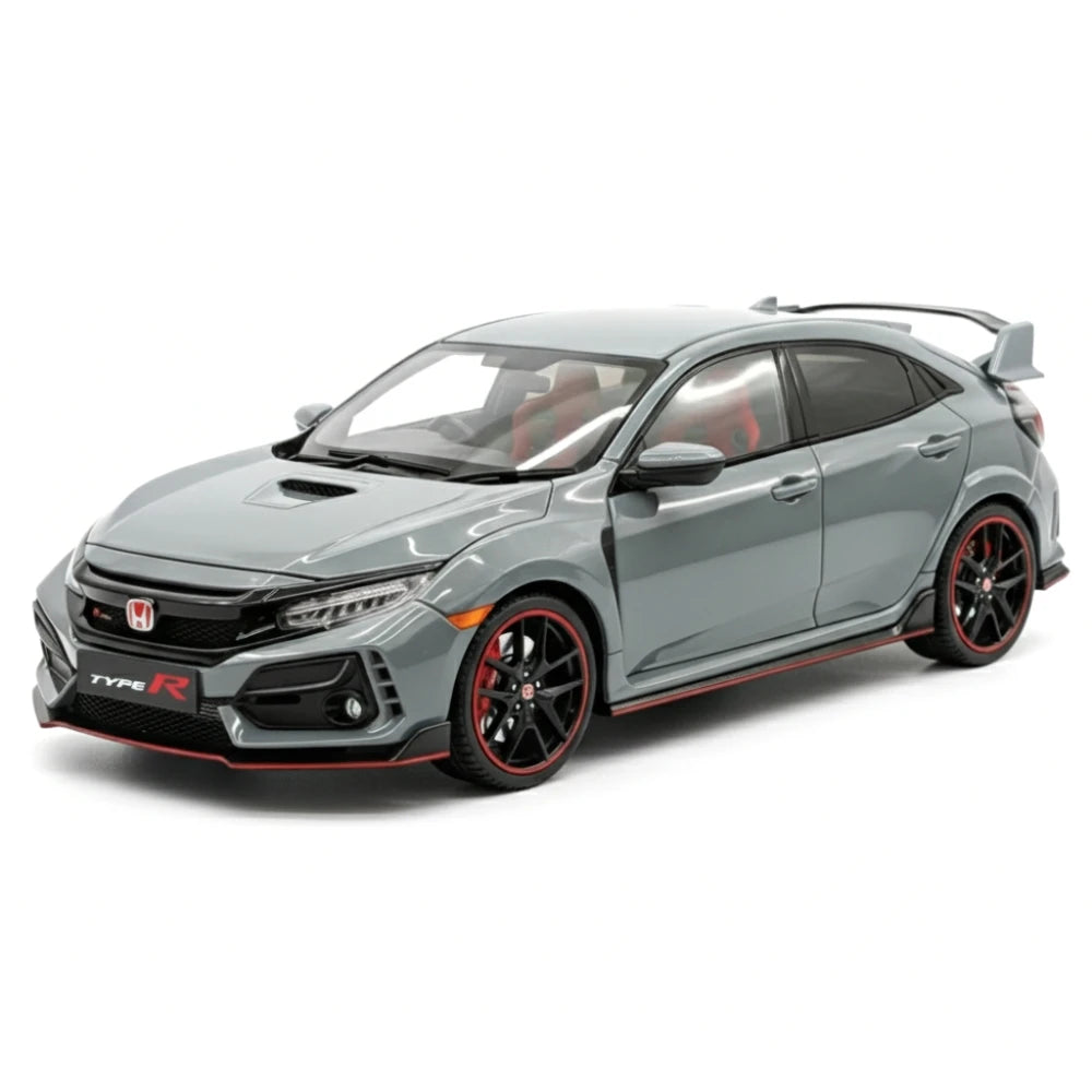 [OTTO] 1:18 Honda 2020 Civic Type R FK8 grigio modellino di auto resina