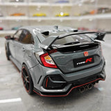 [OTTO] 1:18 Honda 2020 Civic Type R FK8 Gray Model Car Resin