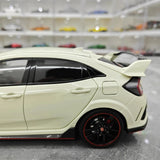 [OTTO] 1:18 Honda 2020 Civic Type R FK8 White Model Car Resin